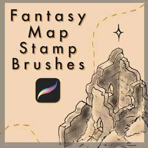 Fantasy Map Stamp Brushes Vol 1 (Procreate)