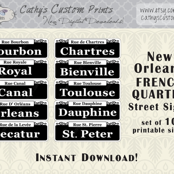 New Orleans Street Signs Print Etsy Canada new-orleans-street-signs-print-etsy-canada