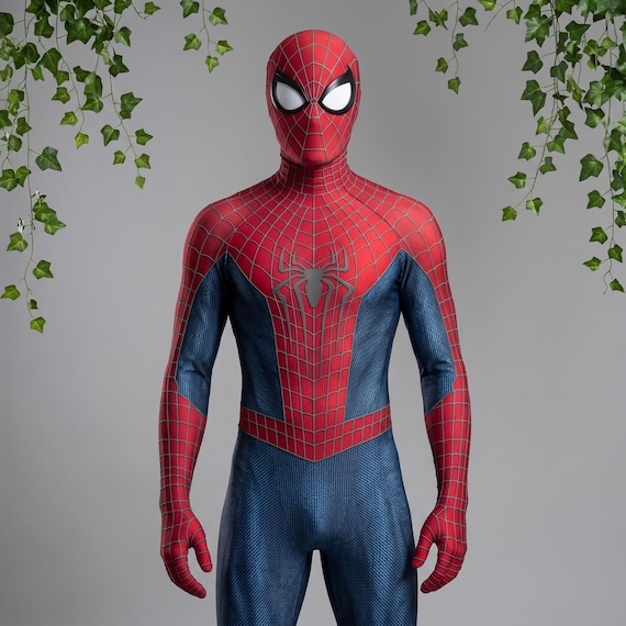 Red Spider Suit Cosplay | Andrew Garfield ASM2 Peter Parker Costume | Full Body Zentai Outfit | Comic Con Fan | Premium Movie Inspired Suit