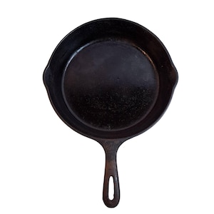 Poêle en fonte vintage 30,5 cm tout usage, huilée au four, fabriquée aux États-Unis