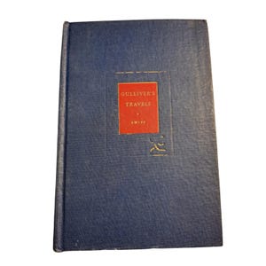 Los viajes de Gulliver de Jonathan Swift, libro de tapa dura vintage de 1931, Modern Library