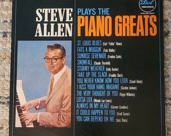 Steve Allen spielt die Piano Greats Vintage Vinyl LP 33 Schallplatte