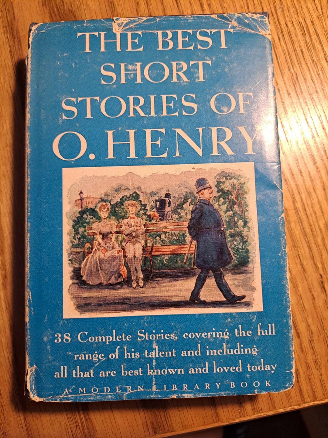 The Best Short Stories of O. Henry Vintage Hardcover Book Torn Dust
