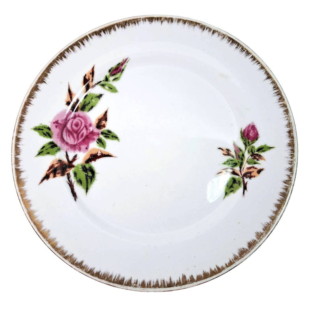 Vintage Ibuki Jbuki China Dinner Plates Made in Japan White Etsy