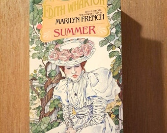 Summer - Edith Warton 1981 Mass Market Vintage Paperback Book Literature Fiction