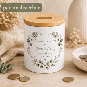Spardose personalisiert hochzeit