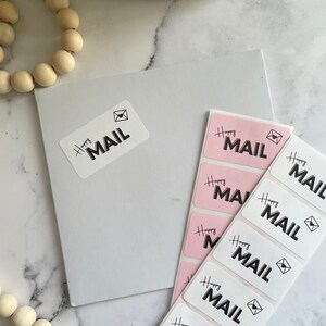 Happy Mail small business sticker