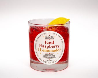 Iced Raspberry Lemonade — Fruity Drink Candle