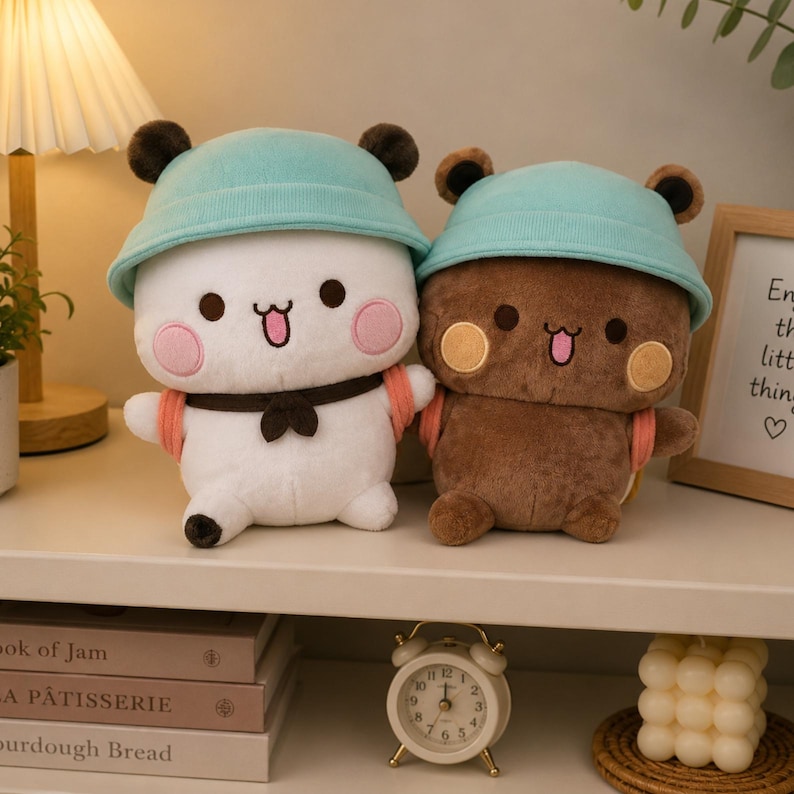Bubu Dudu Plush, Panda Bear Doll, Cute Cartoon Stuffed Toy, Soft Plush Decor, Gift for Plush Lovers image 5
