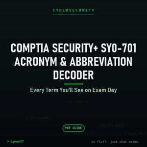 Decodificador de acrónimos y abreviaturas de CompTIA Security+ SY0-701: Todos los términos que verá el día del examen.