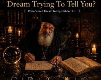 Personalized Dream Interpretation PDF | Symbolic Dream Reading Within 24 Hours | Custom Spiritual Insight & Guidance