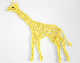 1pc GIRAFFE Crochet Applique