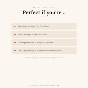 Ultimate Etsy Seller Planner | Printable Small Business Startup Workbook & Launch Guide image 9