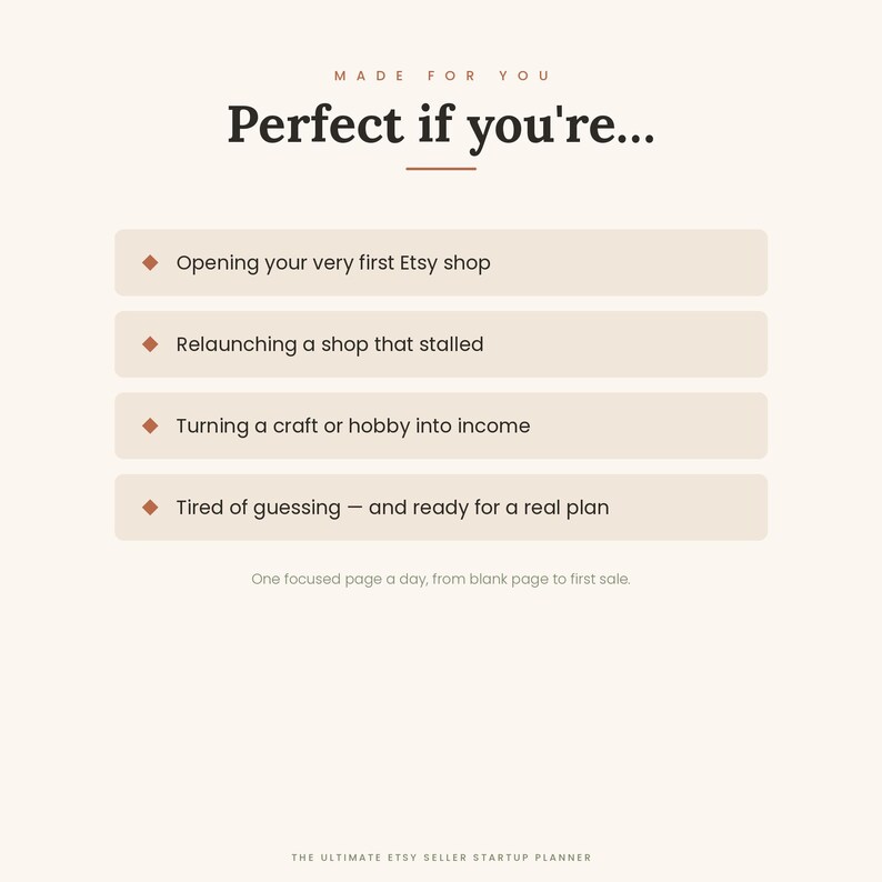 Ultimate Etsy Seller Planner | Printable Small Business Startup Workbook & Launch Guide image 9