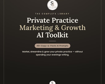 Private Practice Marketing AI Toolkit | 90+ Prompts for Growth (Digital Download)