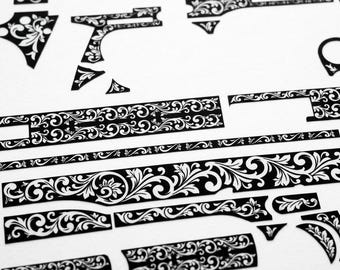 Plantilla de grabado para Colt Python 1911
