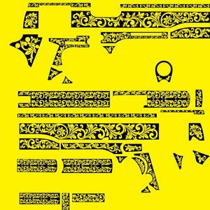 Plantilla de grabado para Colt Python 1911