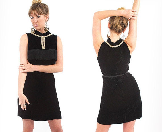 black audrey hepburn style dress