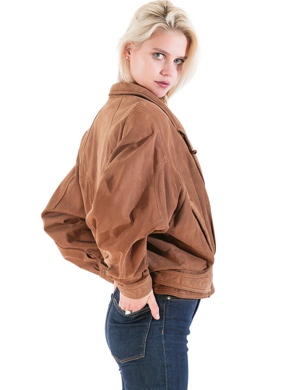 VINTAGE Suede Jacket Circa 80s 90s PERFECTION 70s… - image 5