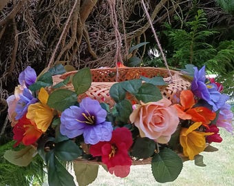 Hängande blomsterkrans