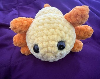 Plush Gold Axolotl