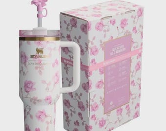 LoveShackFancy Ribbon Rosa Limited Edition 40oz Quencher Tumbler