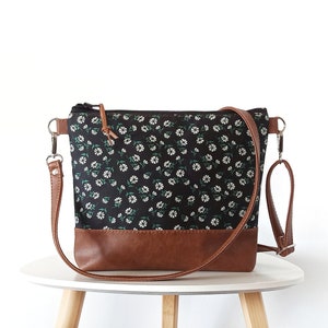 Sac à bandoulière, sac à main à bandoulière, sac en cuir végétalien, bandoulière réglable, sac à bandoulière pour femme, sac à main de tous les jours