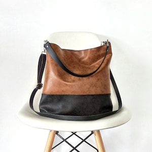 Hobo bag, Large crossbody hobo purse, Shoulder bag, Minimalist handbag, Neutral color