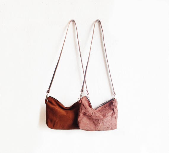 Suede crossbody hobo bag hotsell