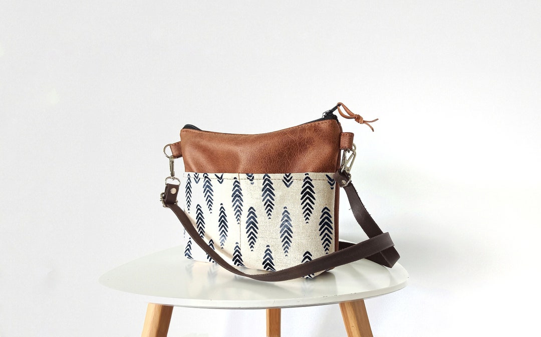 Vintage Boho Sun & Moon Crossbody Bag For Women - Adjustable Strap, 3 Zipper Pockets, Multi Color - View #6
