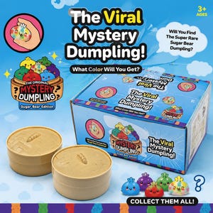 Kawaii Dumpling Squishy Blind Box Losse stuk Willekeurige Kleur Leuk Stressverlichtend Speelgoed