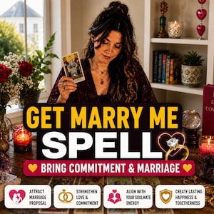 Marry Me Spell | Marriage Proposal, Commitment & Engagement Love Attraction Ritual
