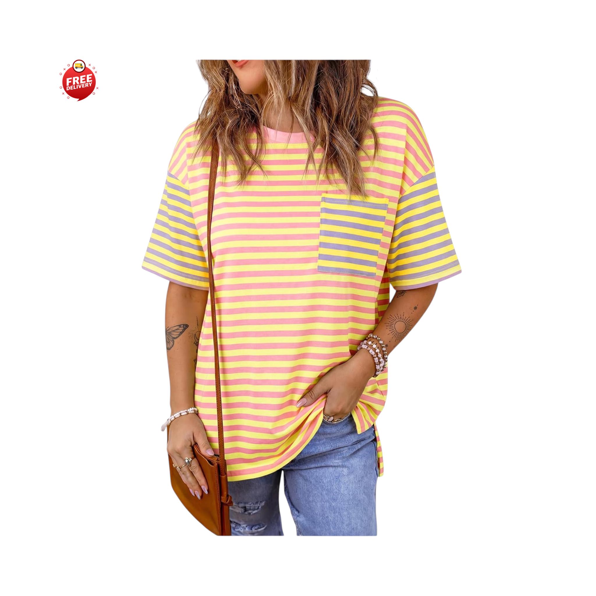 Oversized Striped T Shirt - Etsy