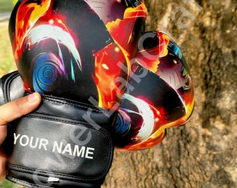 Gepersonaliseerde bokshandschoenen met naam | MMA- en kickbokscadeau