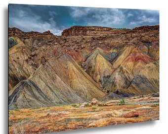 Mount Garfield Colorado Landscape Print: Colorful Desert Badlands Southwest Wall Art