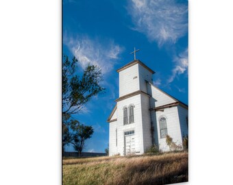 Colorado Country Church Print: Rural Landscape Wall Art (Photography)