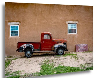 Vintage Dodge Truck New Mexico Photography Print, Rustic Southwest Wall Art