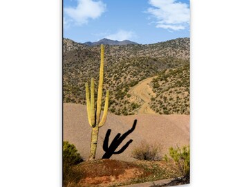 Saguaro Cactus Desert Landscape Print: Sonoran Desert Wall Art, Southwestern Photography