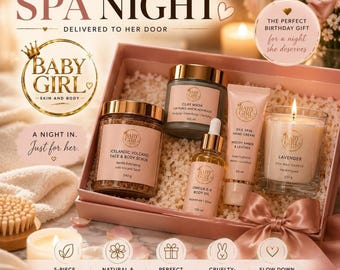 Puede incluir: Un set de regalo de spa de cinco piezas en una caja rosa que contiene un exfoliante facial y corporal Icelandic Volcano de 240g, una mascarilla de arcilla de 100ml, un aceite corporal Omega 6-9 de 100ml, una crema de manos de 50ml y una vela.