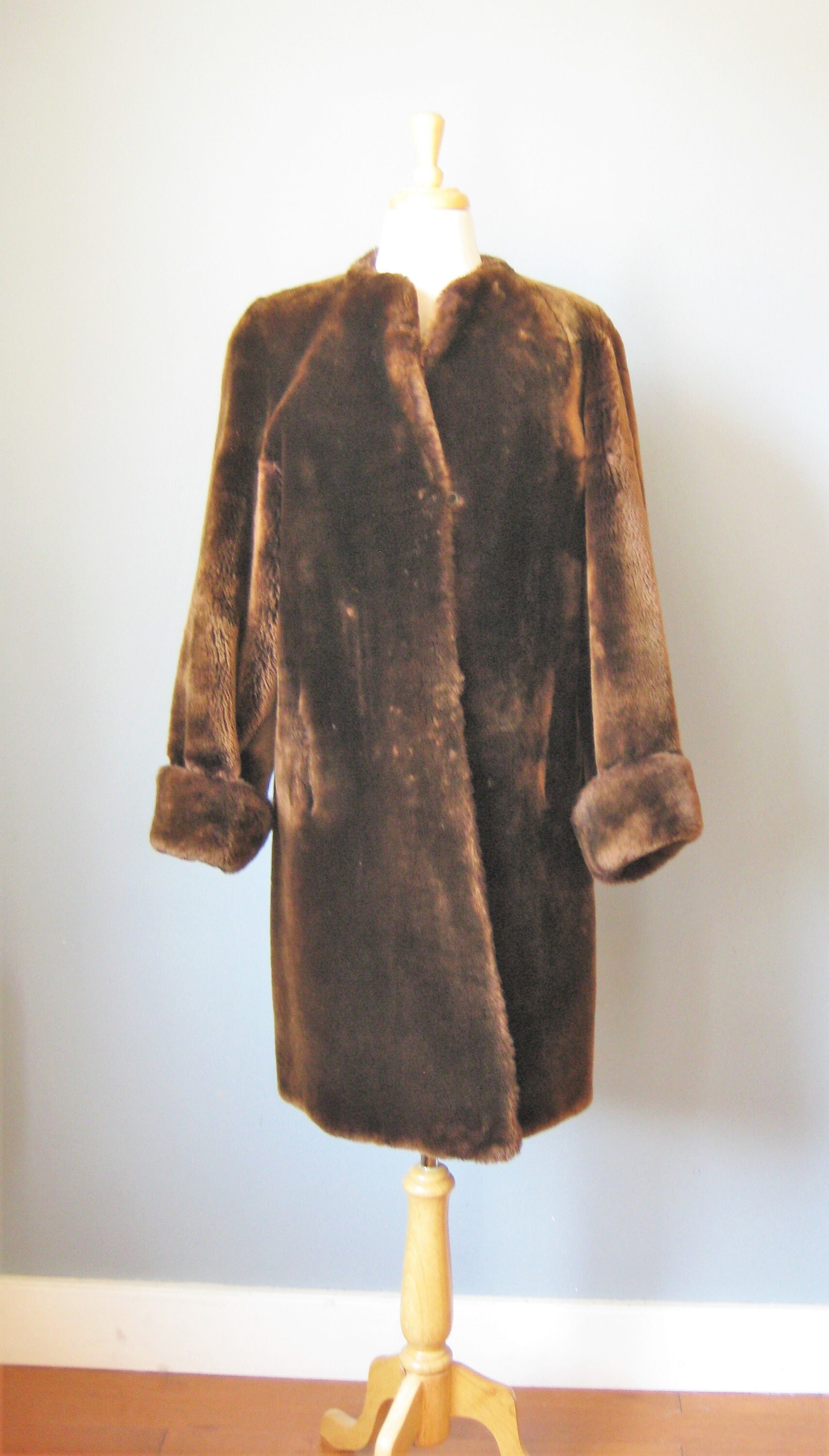 Faux Mouton Jacket - Etsy
