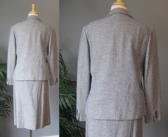 Pendleton Suit / Vtg 90s / Blue Check Wool Pendle… - image 5