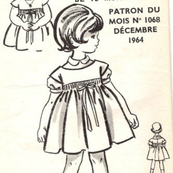 Antique French Pattern for Little Girl