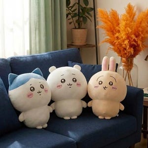 Chiikawa Hachiware Usagi Plush Toy, Weighted Kawaii Anime Stuffed Animal Chiikawa Plush Gift For her | Valentines day & Christmas Gift