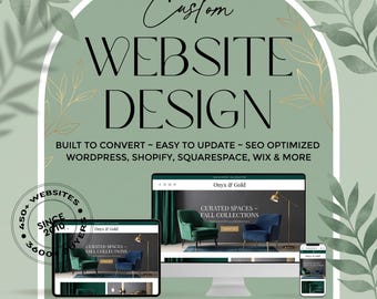 Websiteontwerp en -ontwikkeling op maat, responsieve en SEO-vriendelijke website voor kleine en middelgrote bedrijven.