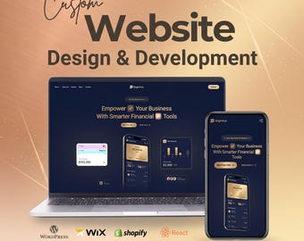 Websiteontwerp op maat | Webdesignservices voor WordPress en Shopify