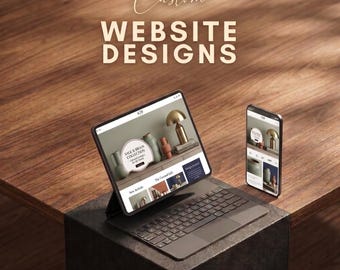 Websiteontwerp op maat | Moderne minimalistische UI/UX | E-commerce service