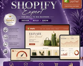 Shopify-expert – Maatwerk Shopify-winkelopzet, -ontwerp en -optimalisatie