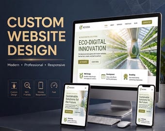 Websiteontwerp op maat | Moderne zakelijke websiteontwikkeling | SEO-vriendelijke, mobielvriendelijke en professionele weboplossingen