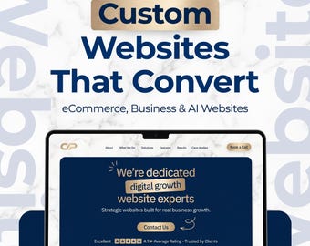 Websiteontwerp op maat voor bedrijven | WordPress- en e-commercewebsites | Hoge conversieratio | SEO-vriendelijk