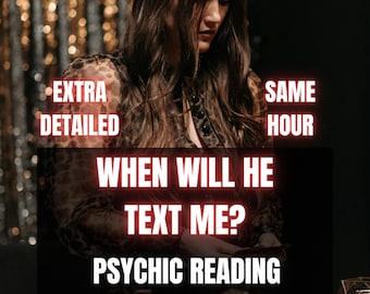 Wann werden sie mir schreiben? Same Hour Psychic Reading, Kontaktvorhersage, Kein Kontakt, Liebes-Timing & versteckte Gefühle